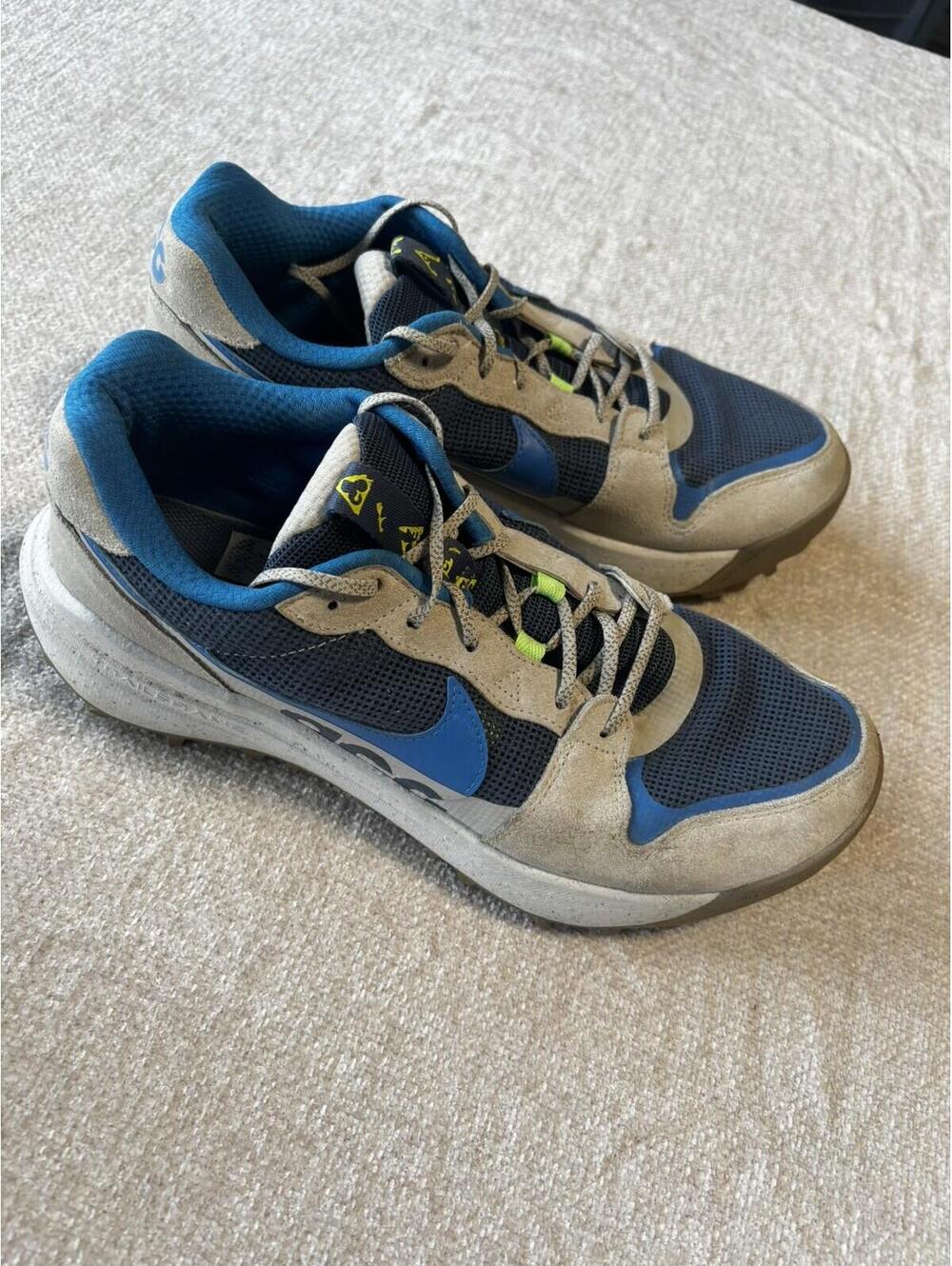 Nike ACG Lowcate Light Bone Photo Blue size 9.5
